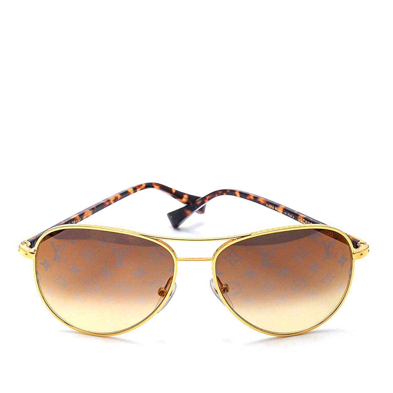 Louis Vuitton - Canspiration Pilote Gold Monogram Sunglasses